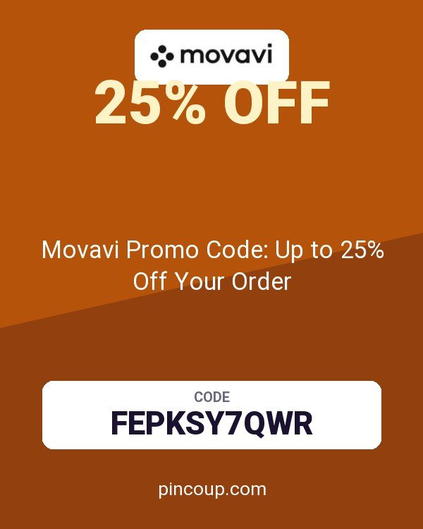 Movavi Promo Code: Up to 25% Off Your Order