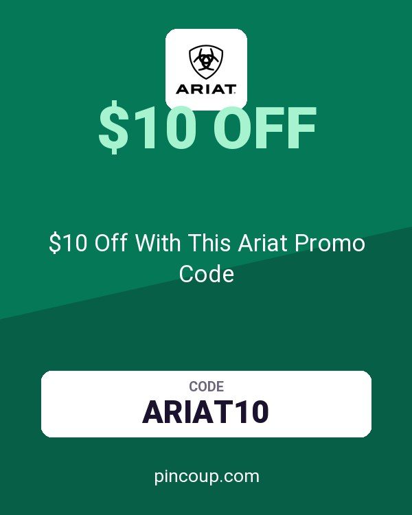 $10 Off With This Ariat Promo Code