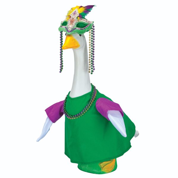 Mardi Gras Large Goose Outfit by Gaggleville® at Miles Kimball