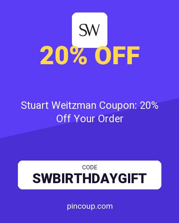 Stuart Weitzman Outlet: Stuart Weitzman Coupon: 20% Off Your Order