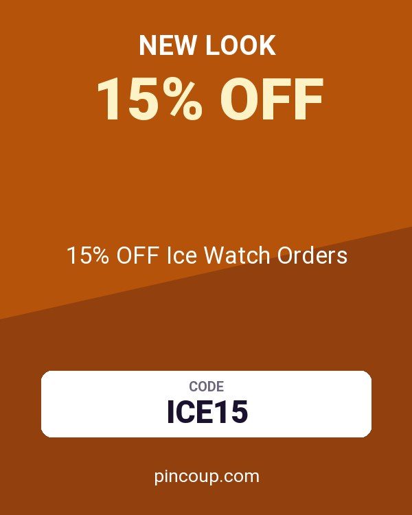 New Look coupon: 15% OFF Ice Watch Orders