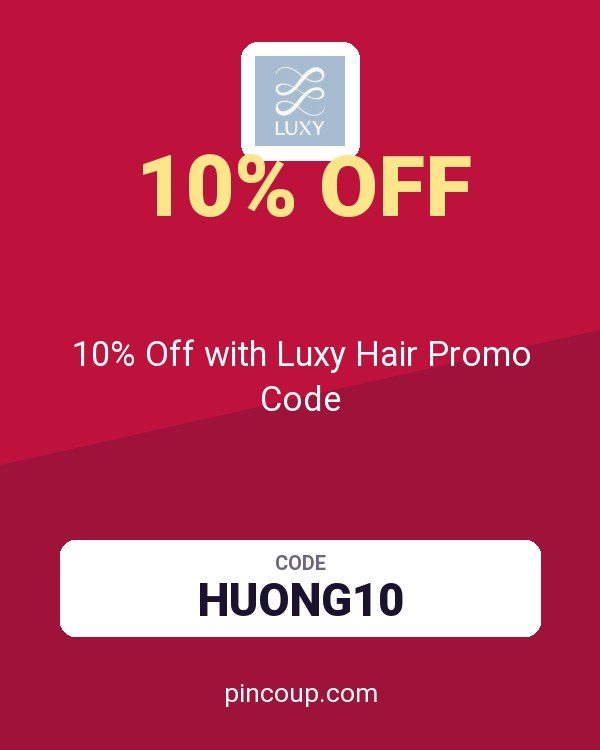 10% Off with Luxy Hair Promo Code