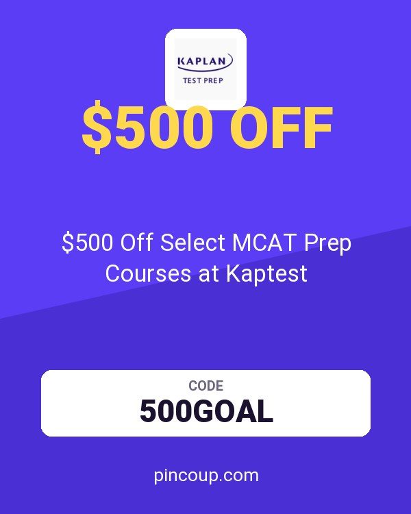 Kaplan Test Prep coupon: $500 Off Select MCAT Prep Courses at Kaptest