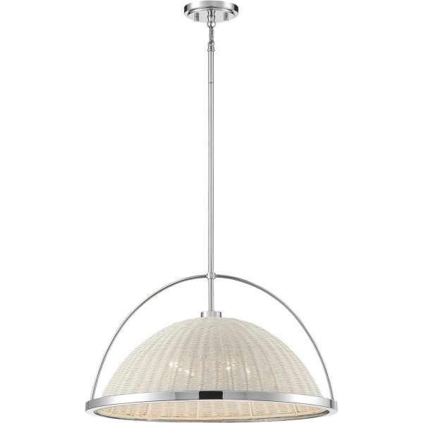 Eurofase 39350-015 Celeste 4 Light 22 inch Chrome Pendant Ceiling Light at Lighting New York