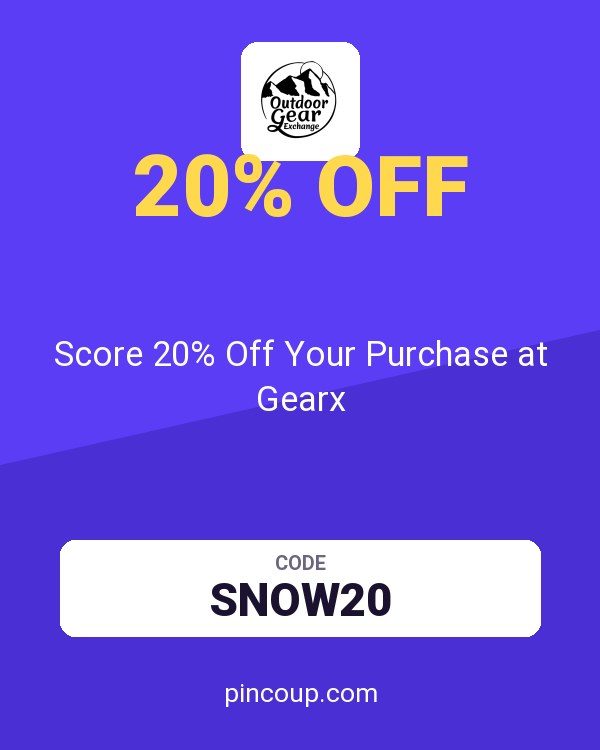 Outdoor Gear Exchange coupon: Score 20% Off Your Purchase at Gearx