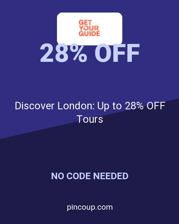 GetYourGuide coupon: Discover London: Up to 28% OFF Tours