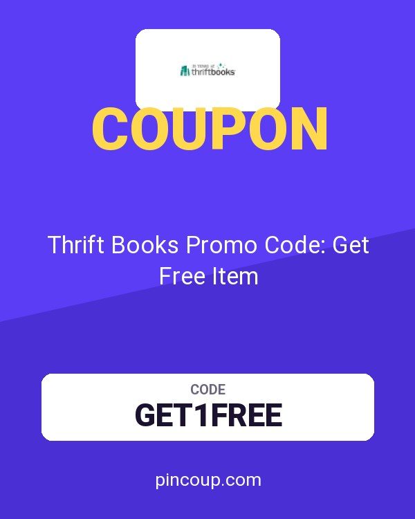Thrift Books Promo Code: Get Free Item