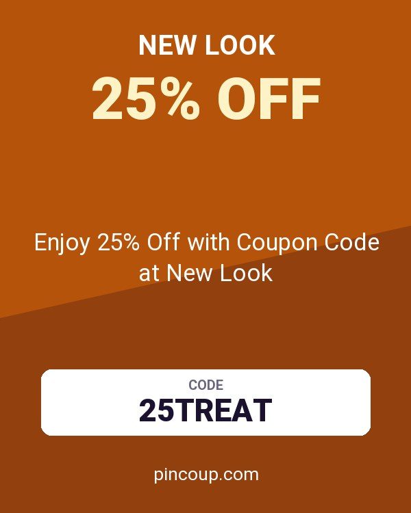 Enjoy 25% Off with Coupon Code at New Look