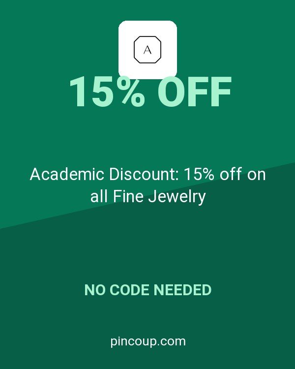Angara coupon: Academic Discount: 15% off on all Fine Jewelry