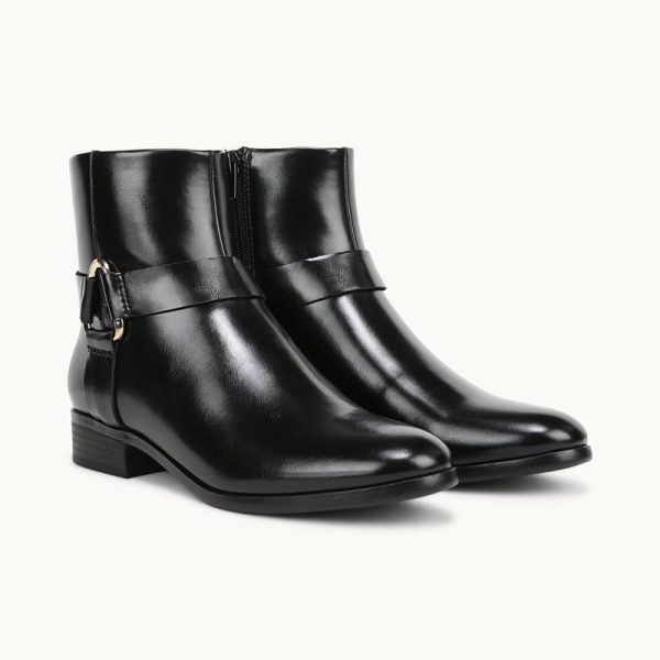 LifeStride Simona Ankle Boot (Black Patent Leather) 9.0 M
