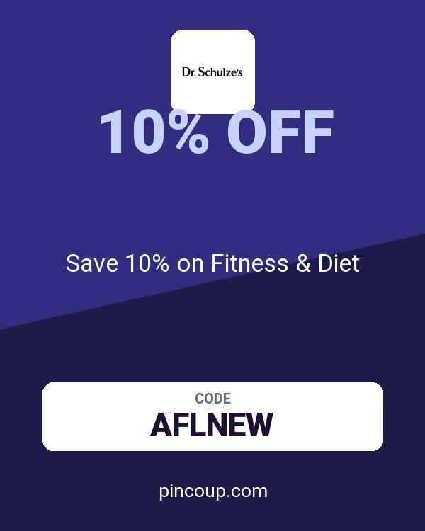 Dr. Schulze's coupon: Save 10% on Fitness & Diet