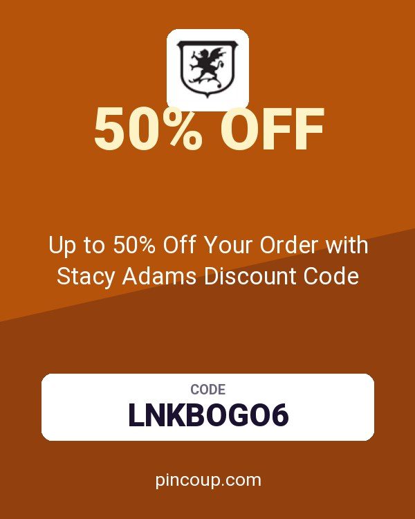 Up to 50% Off Your Order with Stacy Adams Discount Code