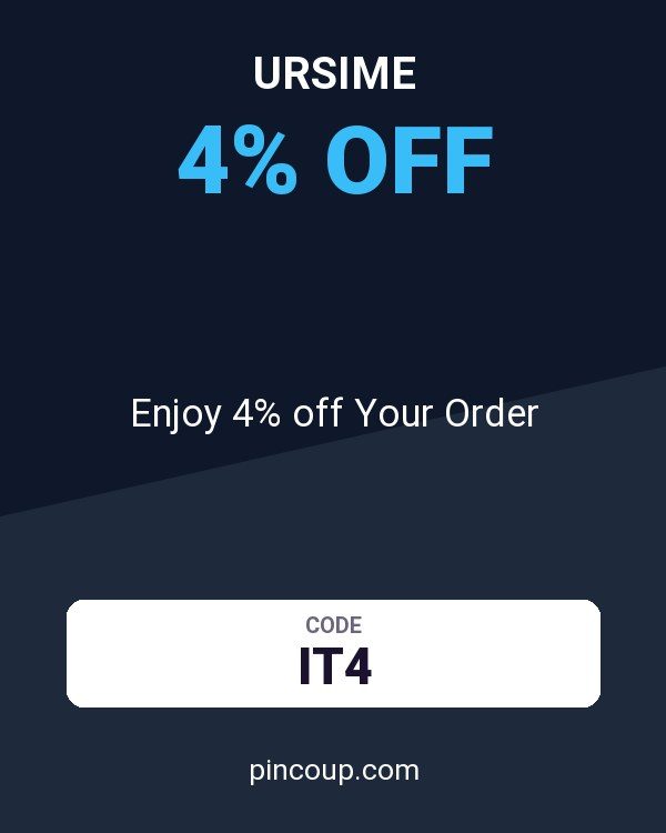 Ursime coupon: Enjoy 4% off Your Order
