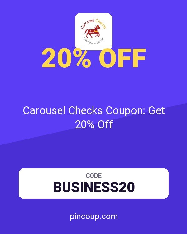 Carousel Checks Coupon: Get 20% Off