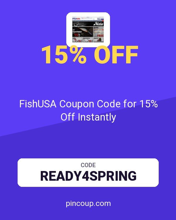 FishUSA Coupon Code for 15% Off Instantly