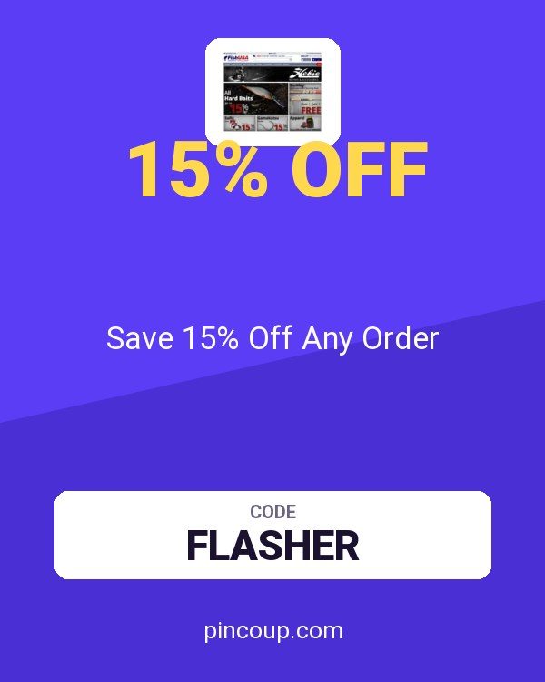 FishUSA coupon: Save 15% Off Any Order