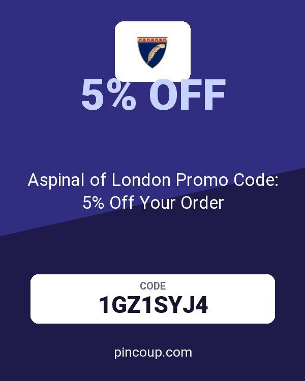 Aspinal of London Promo Code: 5% Off Your Order