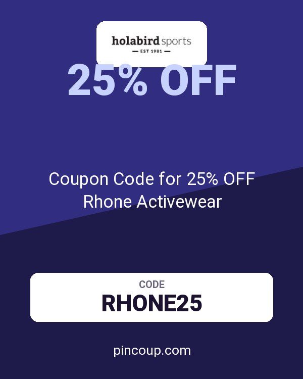 Holabird Sports: Coupon Code for 25% OFF Rhone Activewear