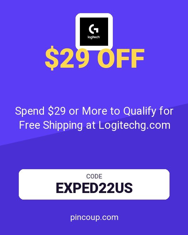 Spend $29 or More to Qualify for Free Shipping at Logitechg.com