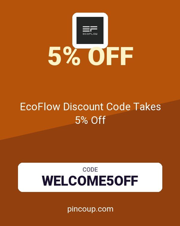 EcoFlow Discount Code Takes 5% Off