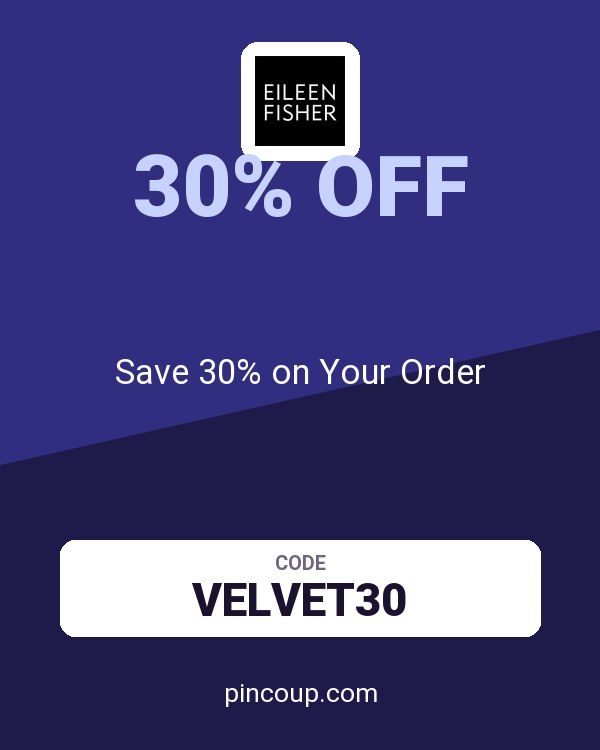 EILEEN FISHER coupon: Save 30% on Your Order