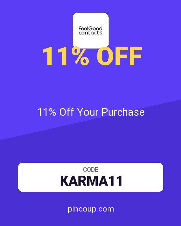 Feel Good Contacts coupon: 11% Off Your Purchase