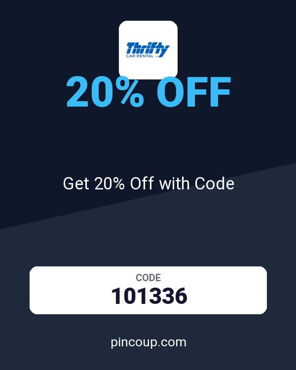 Thrifty Rent-A-Car System, Inc. coupon: Get 20% Off with Code