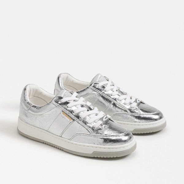 Circus NY Vance Lace Up Sneaker Soft Silver 6.5