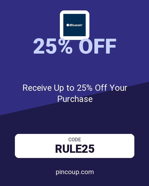Blueair CA coupon: Receive Up to 25% Off Your Purchase