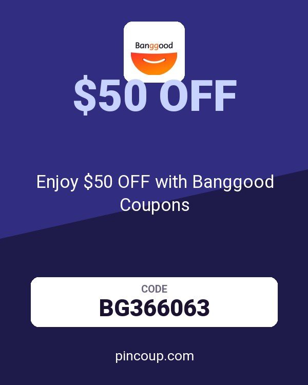 Banggood DE: Enjoy $50 OFF with Banggood Coupons