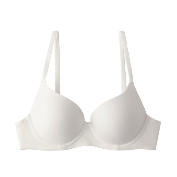 Vibecurve® Balconette Bra - Demi Unlined No Padding Underwire Comfort Natural, White · 38D