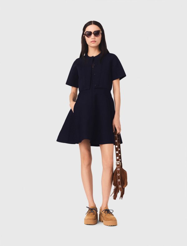Cropped cardigan at Maje