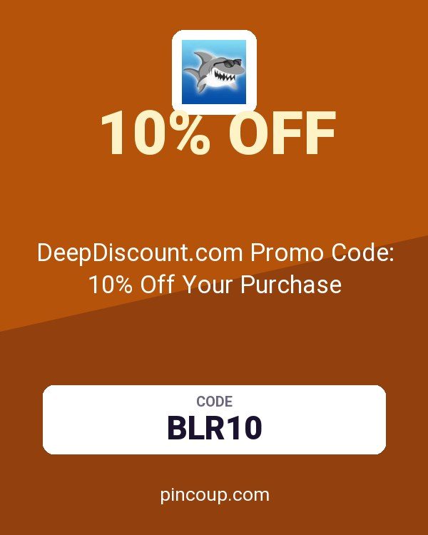 DeepDiscount.com Promo Code: 10% Off Your Purchase
