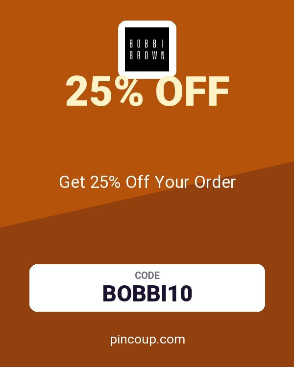 Bobbi Brown Cosmetics coupon: Get 25% Off Your Order