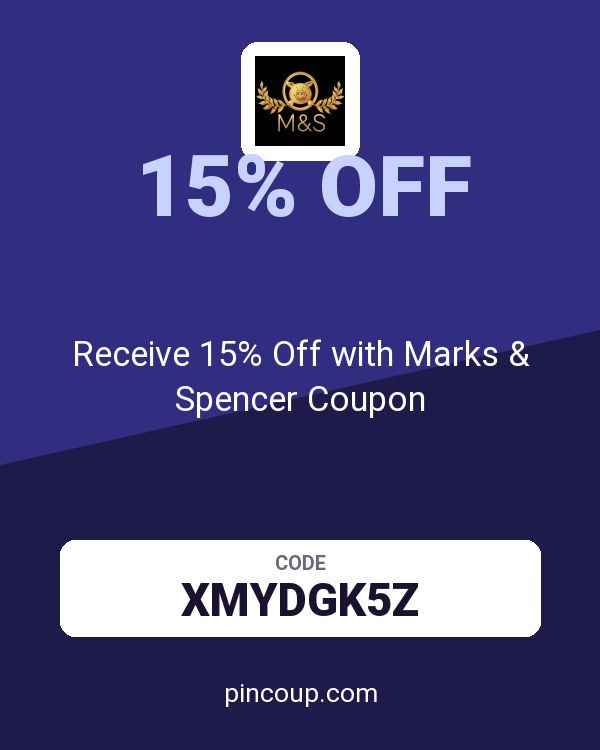 Marks and Spencer Ireland: Receive 15% Off with Marks & Spencer Coupon