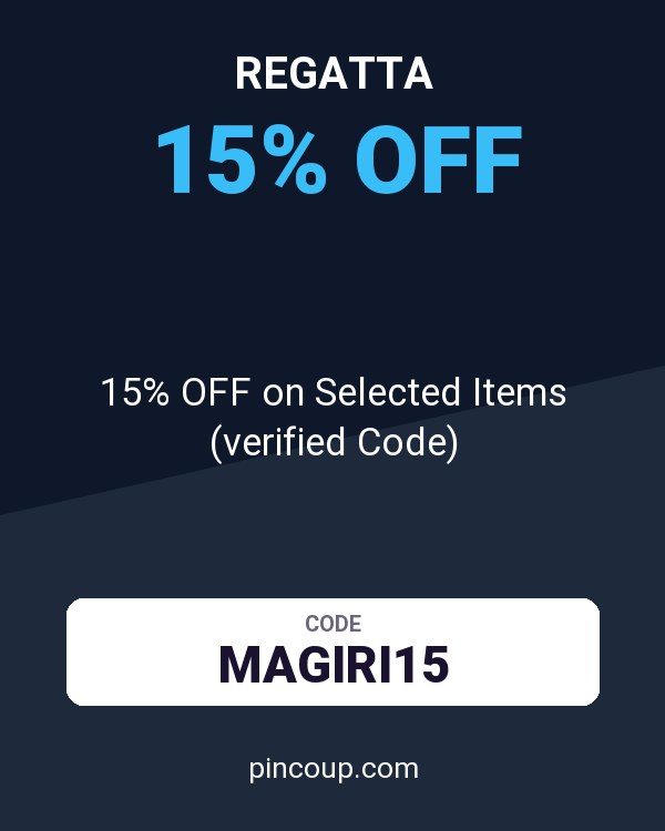 Regatta coupon: 15% OFF on Selected Items (verified Code)