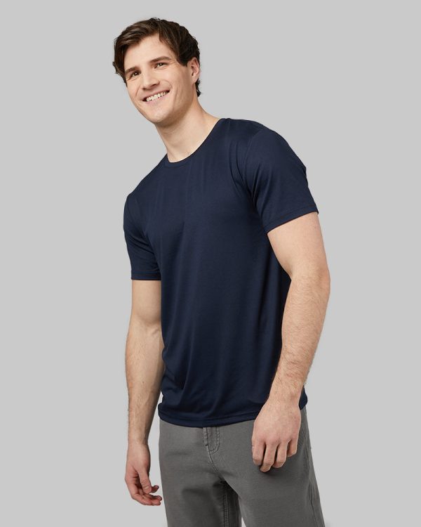 MEN'S COOL CLASSIC CREW T-SHIRT - NAVY / XL at 32 Degrees