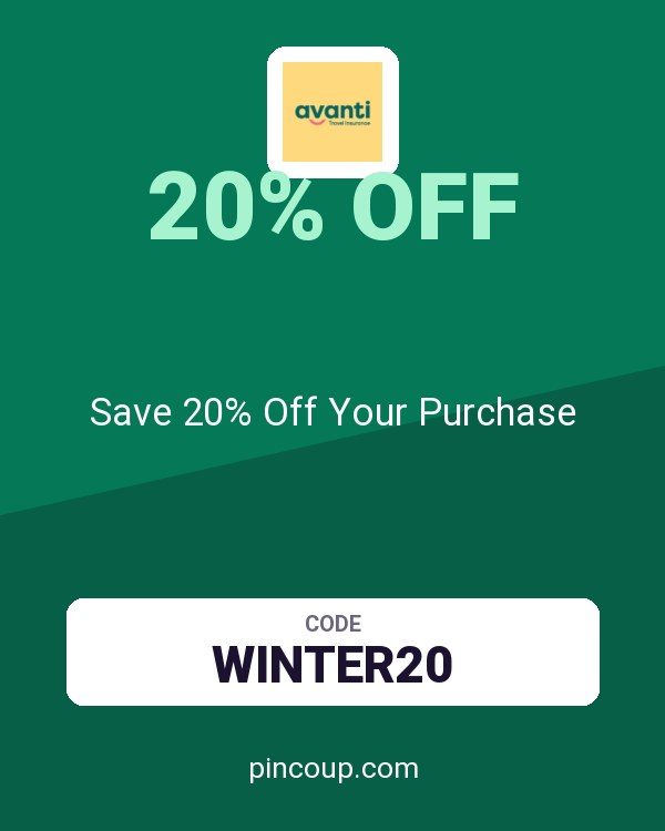 Avanti Travel Insurance coupon: Save 20% Off Your Purchase