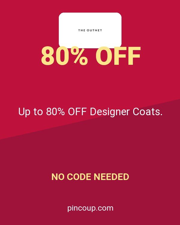 THE OUTNET coupon: Up to 80% OFF Designer Coats.