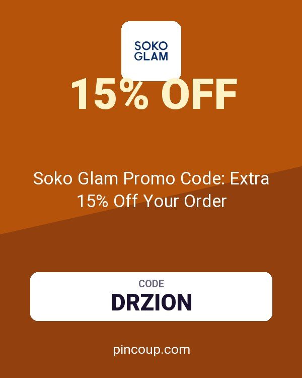 Soko Glam Promo Code: Extra 15% Off Your Order