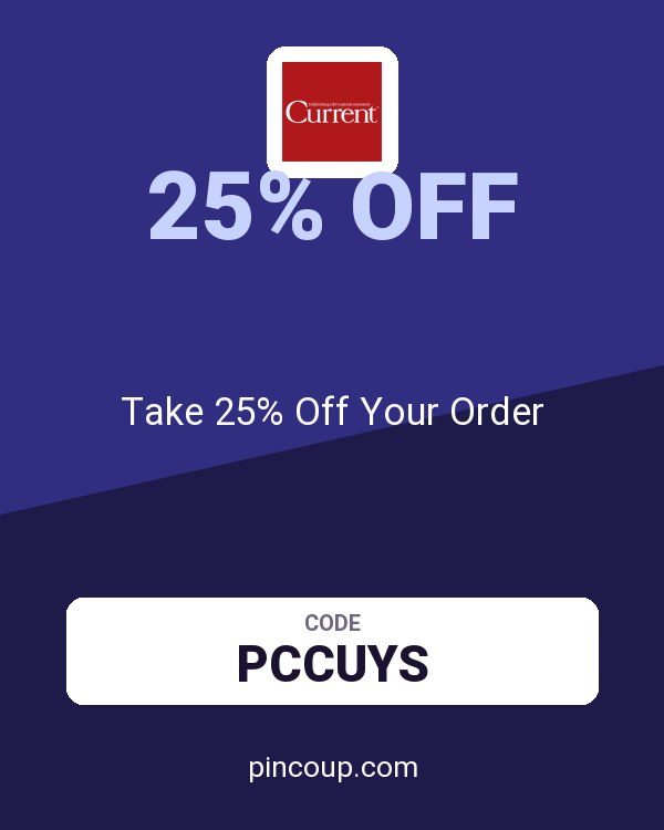 Current Catalog coupon: Take 25% Off Your Order