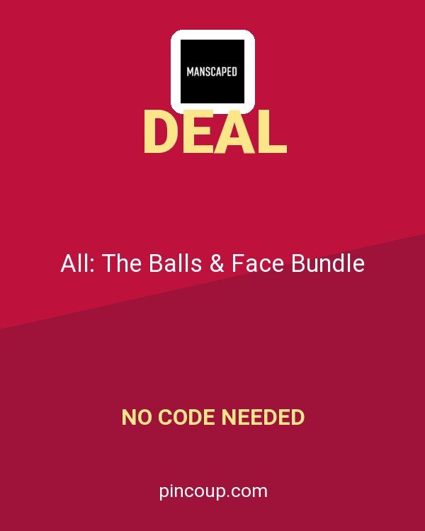 Manscaped coupon: All: The Balls & Face Bundle