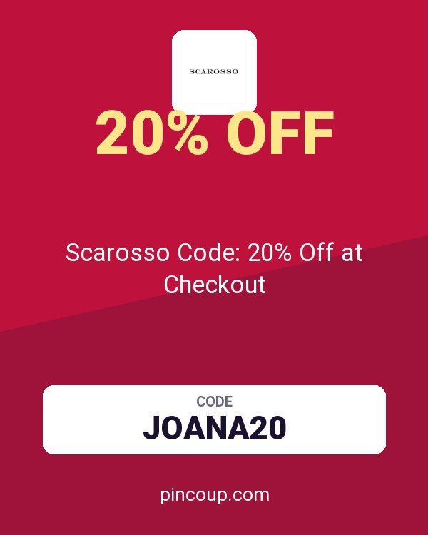 Scarosso Srl coupon: Scarosso Code: 20% Off at Checkout