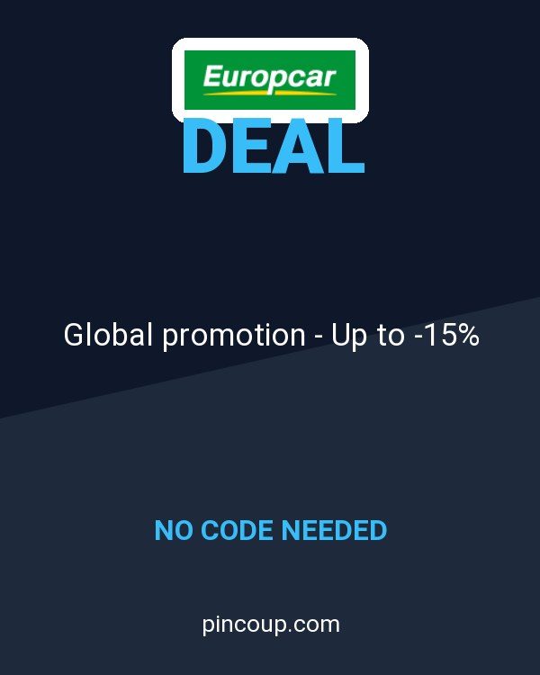 Europcar_AU NZ coupon: Global promotion - Up to -15%