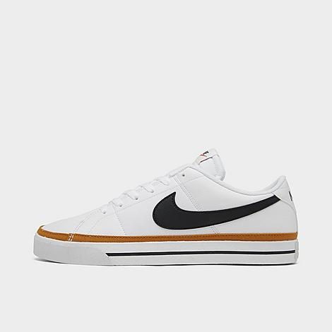 Nike Men's Court Legacy Next Nature Casual Shoes in White/Desert Ochre/Black Size: 8.0 at JD Sports