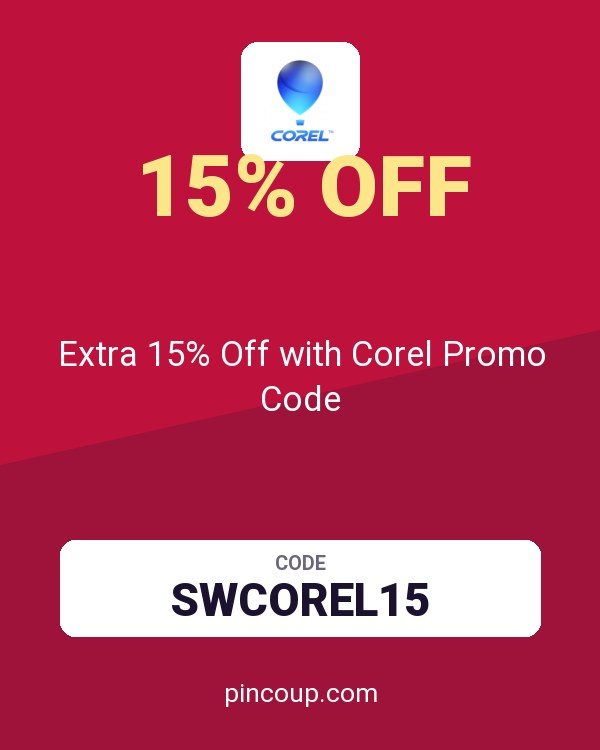 Corel, Roxio & Pinnacle | Multimedia Software coupon: Extra 15% Off with Corel Promo Code
