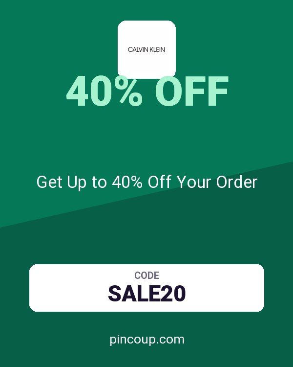 Calvin Klein coupon: Get Up to 40% Off Your Order