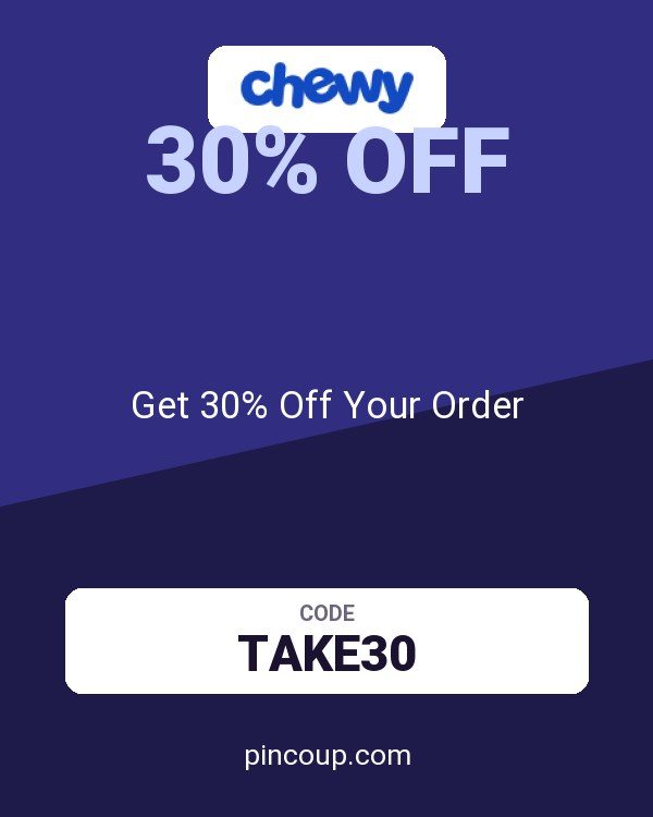 Chewy.com coupon: Get 30% Off Your Order