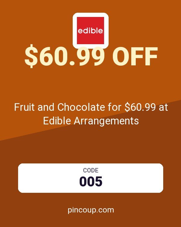 Fruit and Chocolate for $60.99 at Edible Arrangements