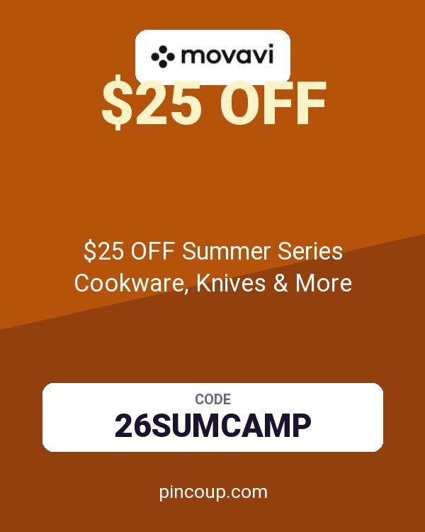 Movavi coupon: $25 OFF Summer Series Cookware, Knives & More